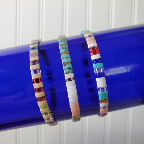 Tila Bead Bracelets 3pc - Picture 2 of 4